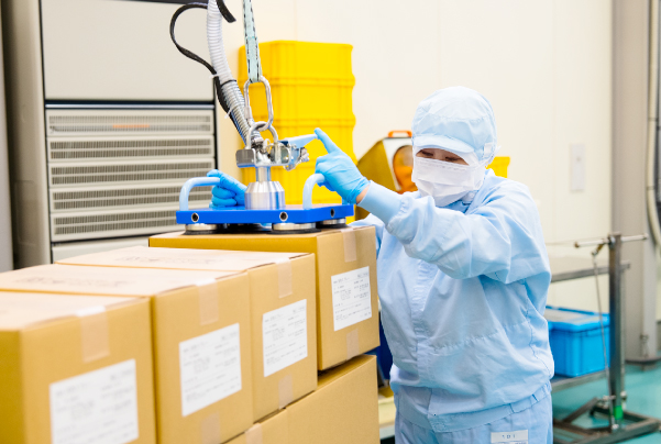 自社工場での一貫体制